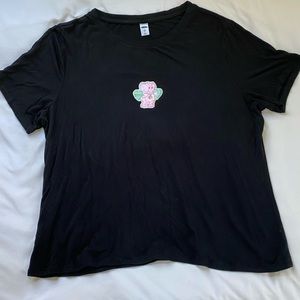 Fitted lotsa heart elephant tee